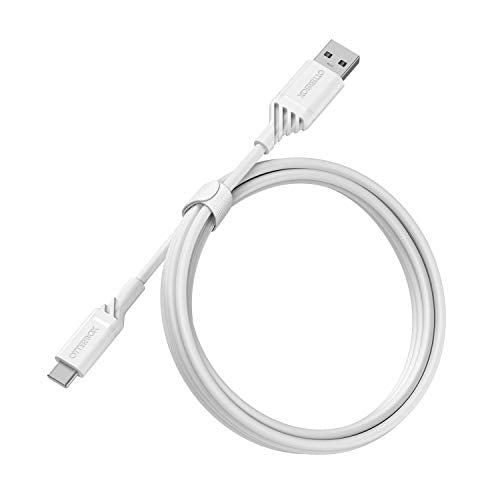 OtterBox Standard - USB cable - USB-C (M) to USB (M) - USB 2.0 - 3 A - 1 m - cloud dream white