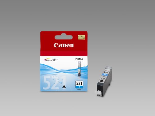 Canon CLI-521 C - 2934B001 - 1 x Cyan - Ink tank - For PIXMA iP3600,iP4700,MP540,MP550,MP560,MP620,MP630,MP640,MP980,MP990,MX860,MX870