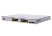 Cisco Business 350 Series 350-24FP-4X - Switch - L3 - Managed - 24 x 10/100/1000 (PoE+) + 4 x 10 Gigabit SFP+ - rack-mountable - PoE+ (370 W)