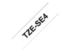 Brother TZe-SE4 - Tell-tale adhesive - black on white - Roll (1.8 cm x 8 m) 1 roll(s) security tape - for Brother PT-D600, P-Touch PT-1880, 70, E550, E800, P750, P900, P950, P-Touch EDGE PT-P750