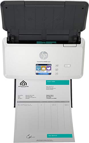 HP Scanjet Pro N4000 snw1 Sheet-feed - Document scanner - CMOS / CIS - Duplex - 216 x 3100 mm - 600 dpi x 600 dpi - up to 40 ppm (mono) - ADF (50 sheets) - up to 4000 scans per day - USB 3.0, LAN, Wi-Fi(n)