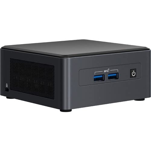 Intel Next Unit of Computing - Barebone - mini PC - 1 x Core i5 1135G7 - RAM 0 GB - Iris Xe Graphics - GigE, Bluetooth 5.2 - WLAN: 802.11a/b/g/n/ac/ax, Bluetooth 5.2