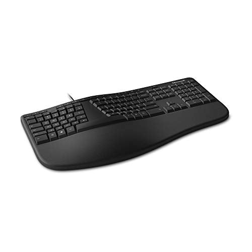 Microsoft Ergonomic Keyboard - For Business - keyboard - USB - British English - black