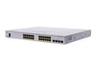 Cisco Business 250 Series 250-24FP-4X - Switch - L3 - smart - 24 x 10/100/1000 (PoE+) + 4 x 10 Gigabit SFP+ - rack-mountable - PoE+ (370 W)