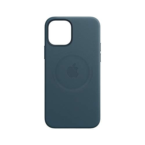 Apple Case with MagSafe - Back cover for mobile phone - leather - baltic blue - for iPhone 12 Pro Max