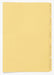 Best Value Exacompta Guildhall Tabbed Folders, 345 x 240 mm, 170 gsm, Foolscap - Yellow, Pack of 100