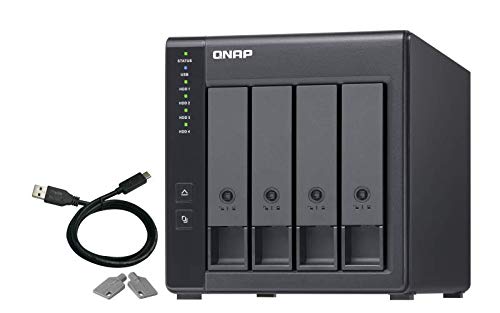 QNAP TR-004 - Hard drive array - 0 TB - 4 bays (SATA-300) - USB 3.0 (external)