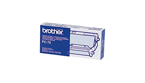 Best Value Brother PC-75 Printing Cartridge, Cartridge and Ribbon, Brother Genuine Supplies