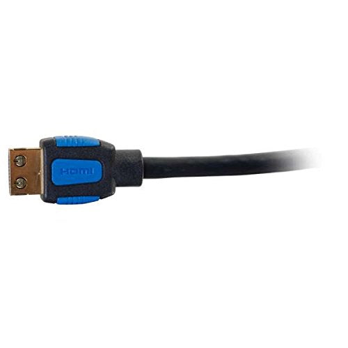 C2G 0.5m High Speed HDMI Cable with Gripping Connectors - HDMI with Ethernet cable - HDMI (M) to HDMI (M) - 50 cm - shielded - black - 4K support