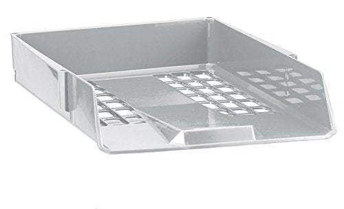 Best Value Avery 1132LGRY Basics Single Letter Tray/Intray, 278 x 70 x 390 mm - Light Grey