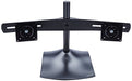 Ergotron DS100 Dual-Monitor Desk Stand, Horizontal - Stand for dual flat panel - aluminium, steel - black - screen size: up to 24"