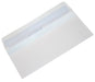 Best Value Box of 500 x DL White Envelopes Self-Seal 90gsm No Window - 110 x 220mm