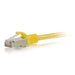 C2G Cat5e Booted Shielded (STP) Network Patch Cable - Patch cable - RJ-45 (M) to RJ-45 (M) - 1 m - STP - CAT 5e - molded - yellow