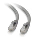 C2G Cat5e Booted Unshielded (UTP) Network Patch Cable - Patch cable - RJ-45 (M) to RJ-45 (M) - 20 m - UTP - CAT 5e - molded, snagless, stranded - grey