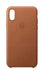 Apple - Back cover for mobile phone - leather - saddle brown - for iPhone XS