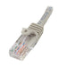 StarTech.com 45PAT50CMGR 0.5 m Grey Cat5e Patch Cable with Snagless RJ45 Connectors, Short Ethernet Cable, 0.5 m Cat 5e UTP Cable