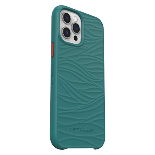 LifeProof WAKE - Back cover for mobile phone - ocean-based recycled plastic - down under, mellow wave pattern - for Apple iPhone 12 Pro Max