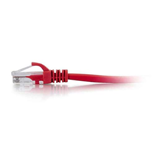 C2G Cat6 Booted Unshielded (UTP) Network Patch Cable - Patch cable - RJ-45 (M) to RJ-45 (M) - 3 m - UTP - CAT 6 - molded, snagless, stranded - red