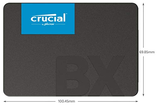 Crucial BX500 - Solid state drive - 2 TB - internal - 2.5" - SATA 6Gb/s