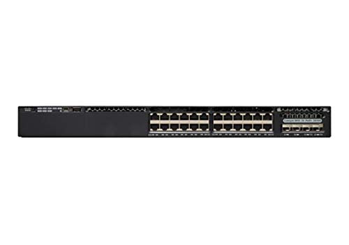 Cisco Catalyst 3650-24PD-L - Switch - Managed - 24 x 10/100/1000 (PoE+) + 2 x 10 Gigabit SFP+ - desktop, rack-mountable - PoE+ (390 W)