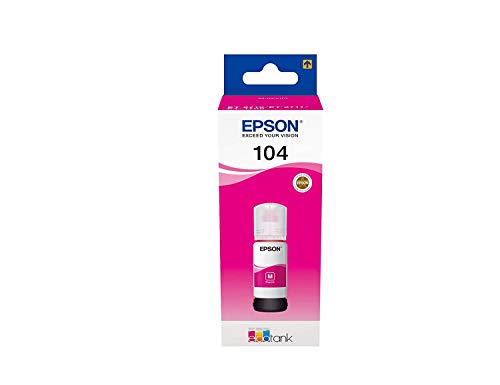 Epson EcoTank 104 - 70 ml - magenta - original - ink tank - for EcoTank ET-2710, 2711, 2712, 2714, 2715, 2720, 2721, 2726, 4700, 4750