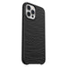 LifeProof WAKE - Back cover for mobile phone - ocean-based recycled plastic - black - ultra thin with mellow wave pattern - for Apple iPhone 12 Pro Max