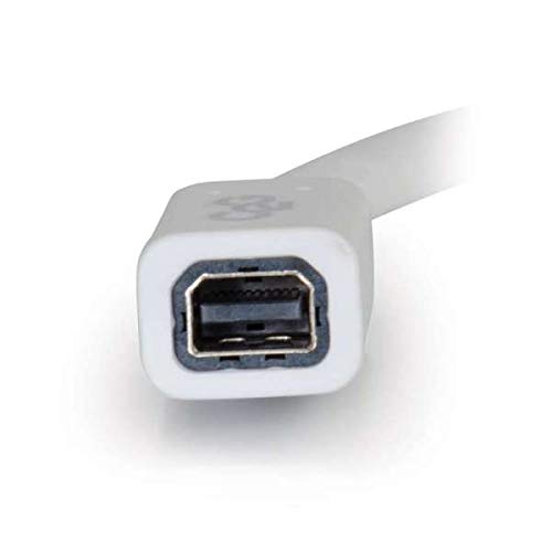 C2G 2m Mini DisplayPort Extension Cable M/F - White - DisplayPort extension cable - Mini DisplayPort (F) to Mini DisplayPort (M) - 2 m - white