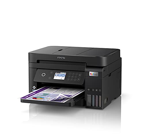 Epson EcoTank ET-3850, Inkjet Printers, Ink tank system, A4, 4 Ink Cartridges, KCYM, Print, Scan, Copy, Yes (A4, plain paper), 4,800 x 1,200 DPI, 33 pages/min Monochrome, 20 pages/min Colour, 250 Sheets Standard, 1,200 DPI x 2,400 DPI (Horizontal x Vertic