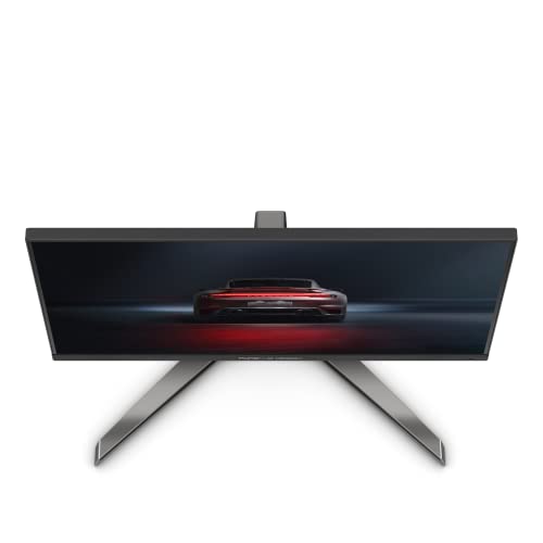 AOC AGON PRO PD32M Porsche Design - LED monitor - gaming - 31.5" - 3840 x 2160 4K @ 144 Hz - IPS - 1600 cd/mÂ² - 1000:1 - DisplayHDR 1400 - 1 ms - 2xHDMI, DisplayPort, USB-C - speakers - matte black