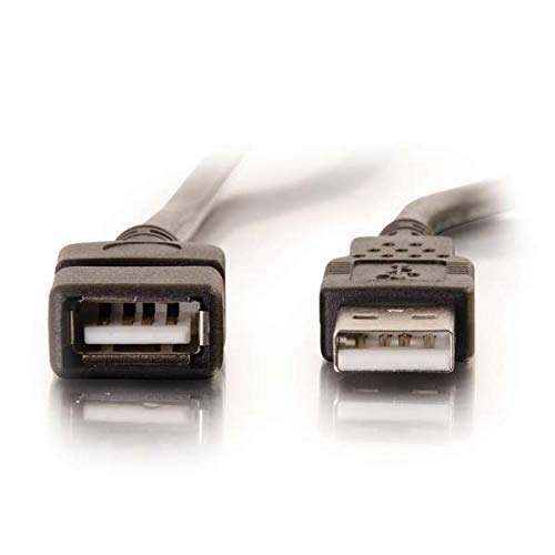 C2G 3m USB 2.0 A Male to A Female Extention Cable (9.8ft) - USB extension cable - USB (M) to USB (F) - 3 m - black