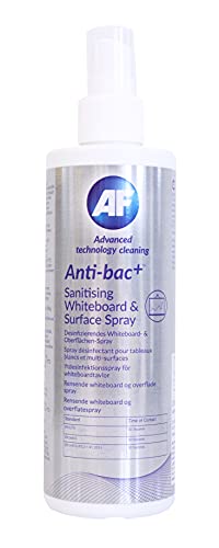 AF Antibacterial Sanitising Whiteboard and Surface Spray 250ml ABWMSC250