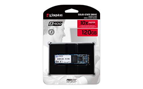 Kingston A400 - Solid state drive - 120 GB - internal - M.2 2280 - SATA 6Gb/s