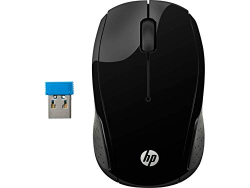 HP 200 - Mouse - right and left-handed - optical - wireless - 2.4 GHz - USB wireless receiver - for OMEN Obelisk by HP 875, HP 15, 27, ENVY x360, Pavilion Gaming 15, 690, TG01, Spectre x360