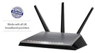 NETGEAR Nighthawk D7000 - Wireless router - DSL modem - 4-port switch - GigE - 802.11a/b/g/n/ac - Dual Band