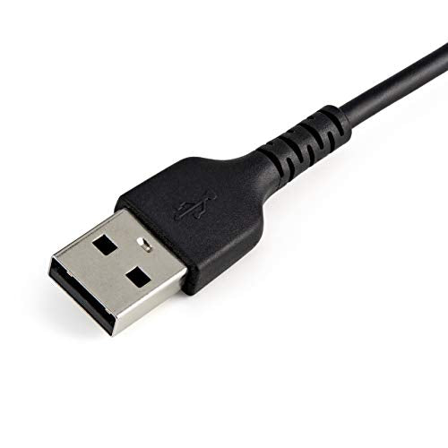 StarTech 15cm Durable USB A to Lightning Apple MFI Certified Cable Black