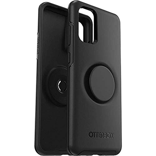 OtterBox Symmetry Series - Back cover for mobile phone - rugged - polycarbonate, synthetic rubber - black - for Samsung Galaxy S20+, S20+ 5G