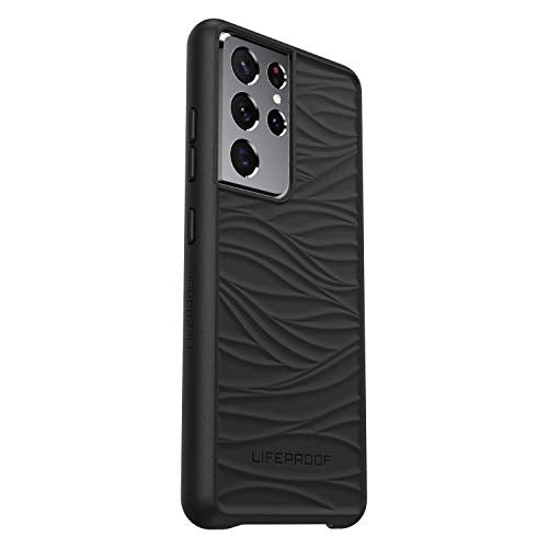 LifeProof WAKE - Back cover for mobile phone - 85% ocean-based recycled plastic - black - mellow wave pattern