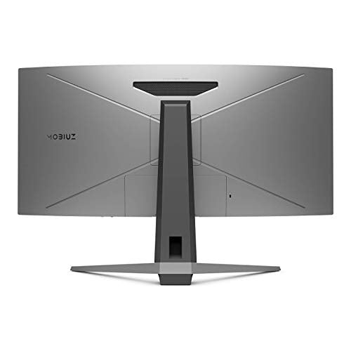 BenQ Mobiuz EX3415R - LED monitor - curved - 34" - 3440 x 1440 QHD @ 144 Hz - IPS - 400 cd/m - 1000:1 - DisplayHDR 400 - 1 ms - 2xHDMI, DisplayPort - speakers with subwoofer - metallic grey