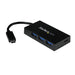 StarTech.com HB30C3A1CFB 4-Port USB-C Hub - USB-C to 1x USB-C and 3x USB-A - USB 3.0 Hub