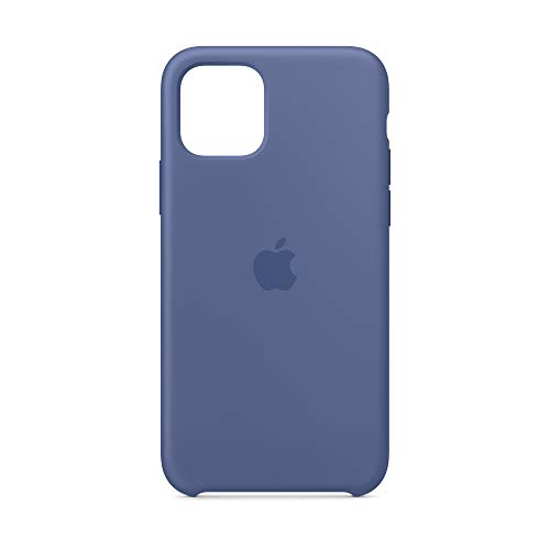 Apple - Back cover for mobile phone - silicone - linen blue - for iPhone 11 Pro