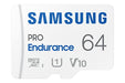 Samsung PRO Endurance 64GB Class 10 MicroSDHC Memory Card and Adapter