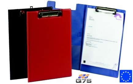 Best Value Q7S-Clipboards Fold over A4 (Blue)