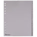 Best Value Polypropylene Dividers A4 1-31 Numeric White