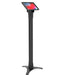 Compulocks Magnetix Secured Magnetic Tablet Floor Stand - Stand - for tablet - lockable - galvanised steel - black - floor-standing