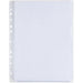 Office Depot Punched Pockets A4 Clear Transparent 200 Microns Polypropylene Up and Right 11 Holes Pack of 10