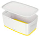 Leitz Mybox Small With Lid Wow White Yellow Dd