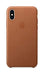 Apple - Back cover for mobile phone - leather - saddle brown - for iPhone XS