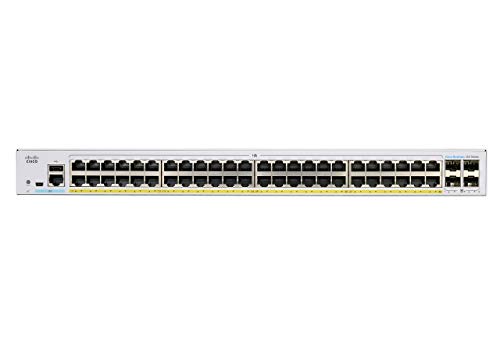 Cisco Business 350 Series 350-48FP-4G - Switch - L3 - Managed - 48 x 10/100/1000 (PoE+) + 4 x 10 Gigabit SFP+ - rack-mountable - PoE+ (740 W)