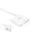 DICOTA Laptop Charger Universal PRO USB-C - Power adapter - AC - 120 Watt - output connectors: 4 - United Kingdom, Europe - white