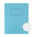 Best Value Silvine Exercise Book 7mm Squares 80 Pages 229x178mm Blue Ref EX106 [Pack of 10]